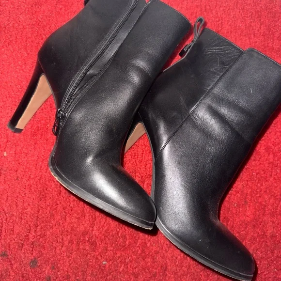 Coach Black Leather Ankle Booties - Picture 3 of 4